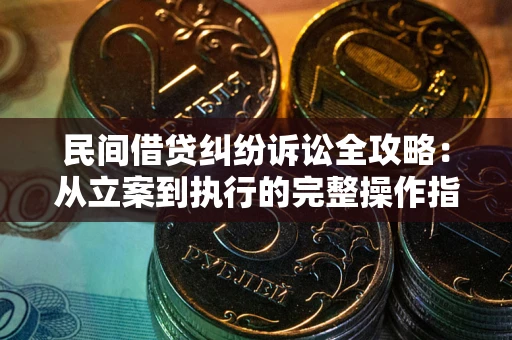 武汉民间借贷纠纷诉讼全攻略：从立案到执行的完整操作指南