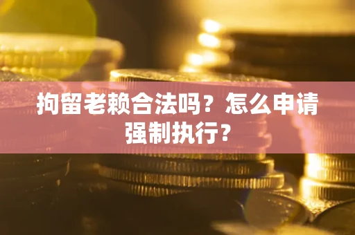 武汉拘留老赖合法吗？怎么申请强制执行？