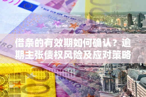 武汉借条的有效期如何确认？逾期主张债权风险及应对策略？