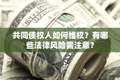 武汉共同债权人如何维权？有哪些法律风险需注意？
