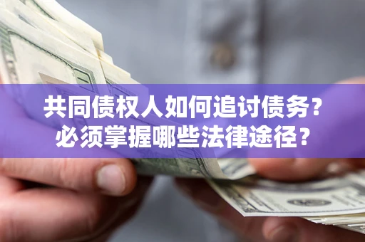 武汉共同债权人如何追讨债务？必须掌握哪些法律途径？