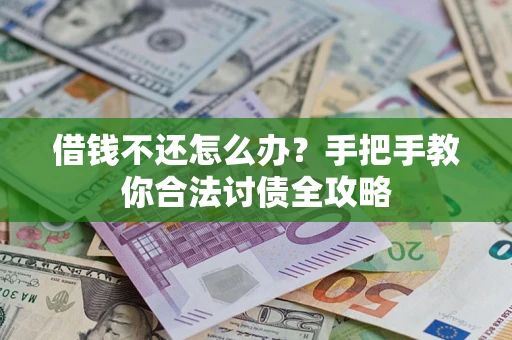 武汉借钱不还怎么办？手把手教你合法讨债全攻略