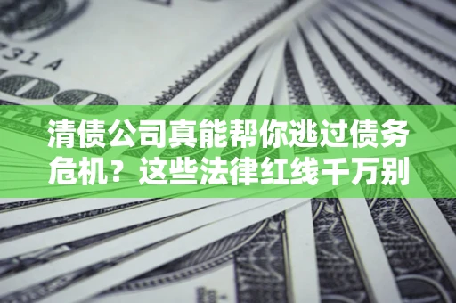 武汉清债公司真能帮你逃过债务危机？这些法律红线千万别踩