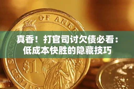 武汉真香！打官司讨欠债必看：低成本快胜的隐藏技巧