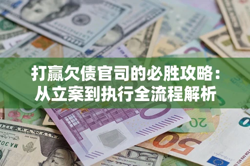 武汉打赢欠债官司的必胜攻略：从立案到执行全流程解析