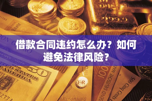 武汉借款合同违约怎么办？如何避免法律风险？